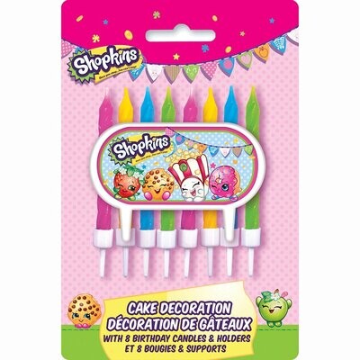Shopkins Cake Decoration &amp; Candles+