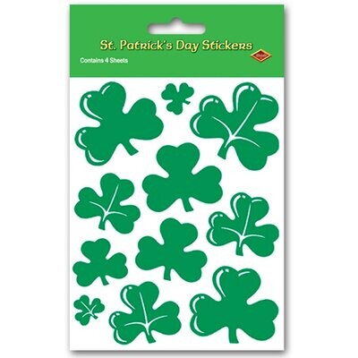Shamrock St. Patrick&#39;s Day Sticker Sheets 4ct+
