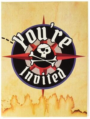 Pirate&#39;s Map Invitations 8ct+