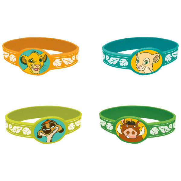 Disney Lion King Stretchy Bracelets 4ct AMZ+