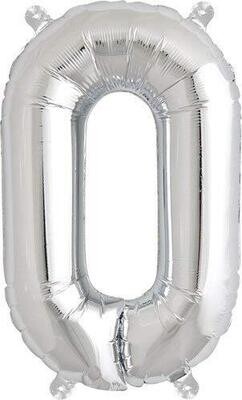16&quot; Air filled letter O SILVER+