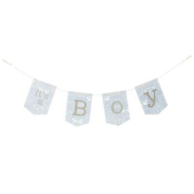 It&#39;s A Boy Animal Jointed Pennant Banner+