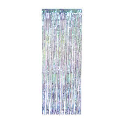 Iridescent Fringe Curtain 8' x 3' 1PLY+