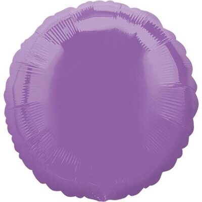 18” Spring Lilac Round Mylar Balloon+