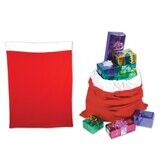 Giant Plush Santa Sack Stocking Gift Bag+