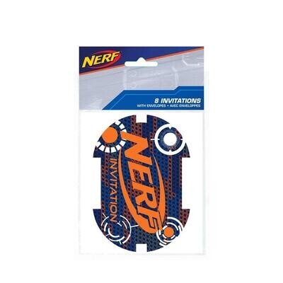 Nerf Party Invitations 8ct+