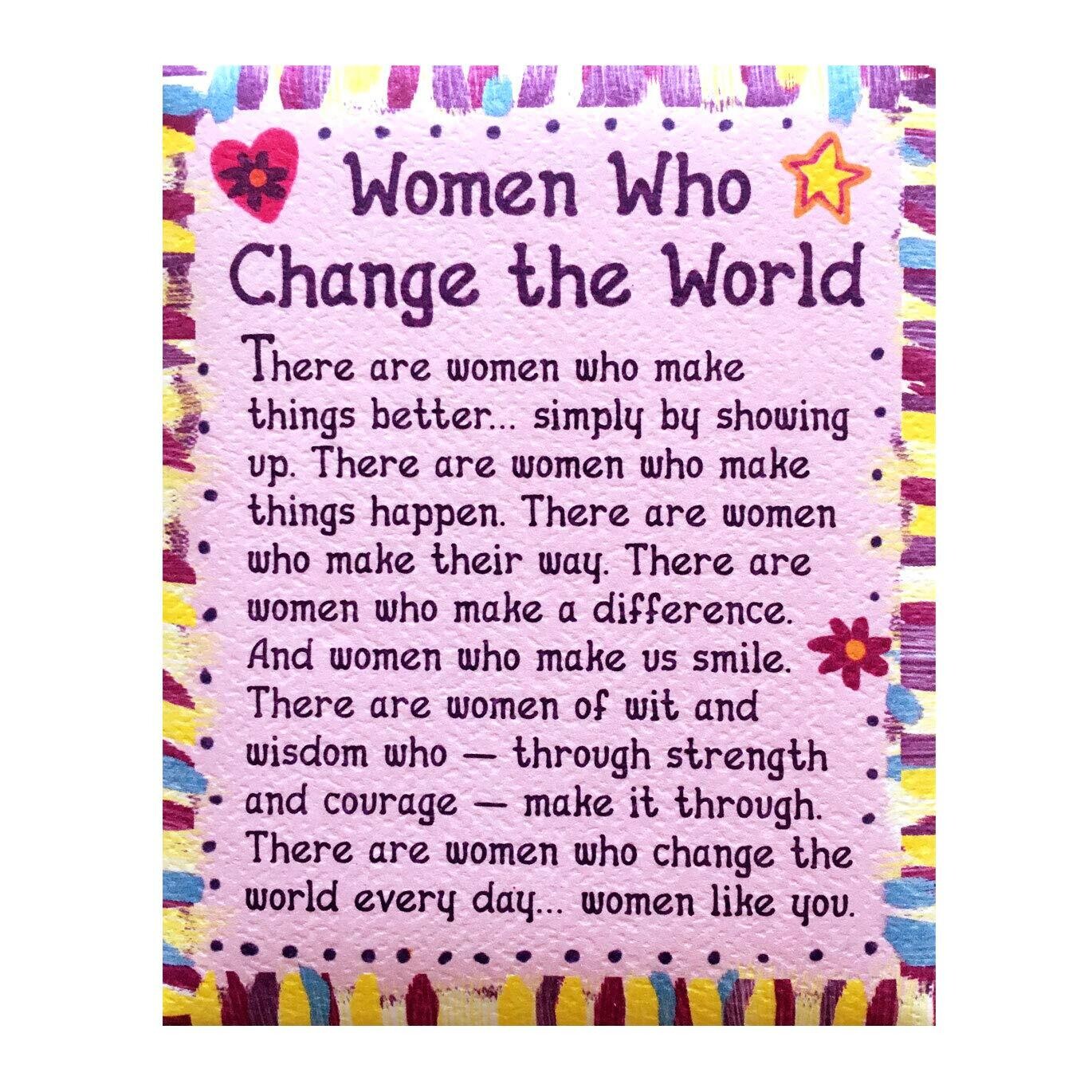 Women  Who Can Change the World Magnet+