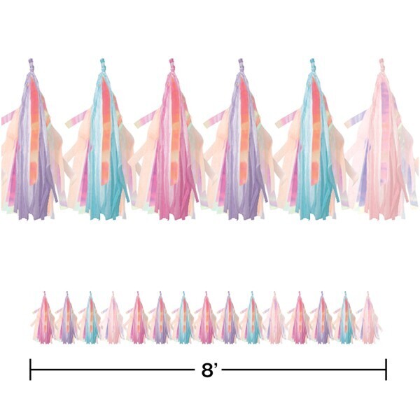 Irridescent Tissue Garland+
