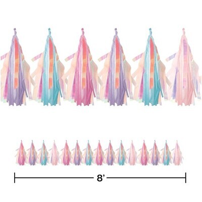 Irridescent Tissue Garland+