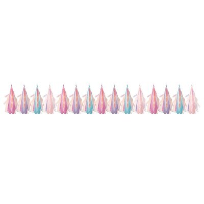 Irridescent Tissue Garland+