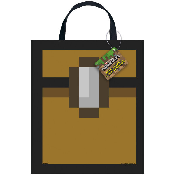 Minecraft Plastic Tote Bag 1ct AMZ+