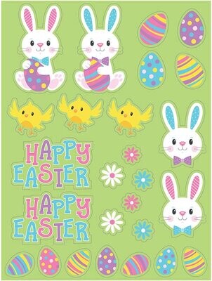 Easter Character Stickers 4 Sheets+