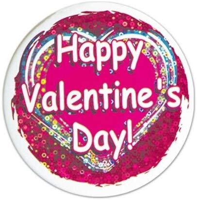 Happy Valentine&#39;s Day Button AMZ+