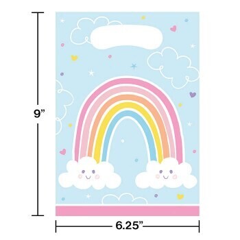 Happy Rainbow 8ct Loot Bags+