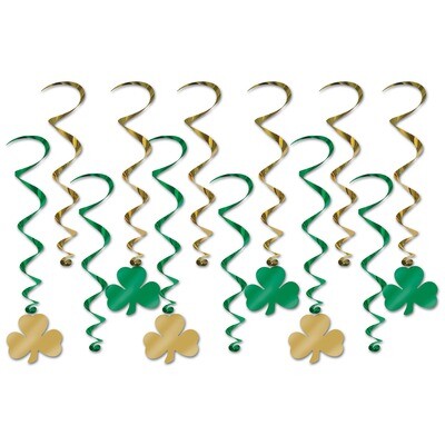 St. Patrick&#39;s Day Shamrock Whirls 12ct AMZ+