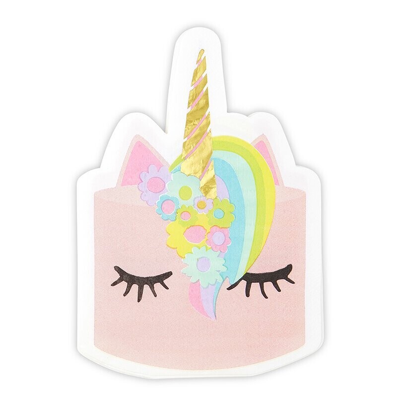 Large Unicorn Jumbo Shaped Napkins+