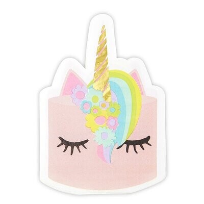 Large Unicorn Jumbo Shaped Napkins+