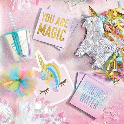 Large Unicorn Jumbo Shaped Napkins+