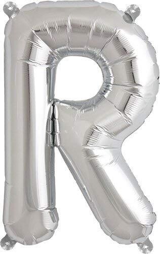 16&quot; Air filled letter R SILVER+