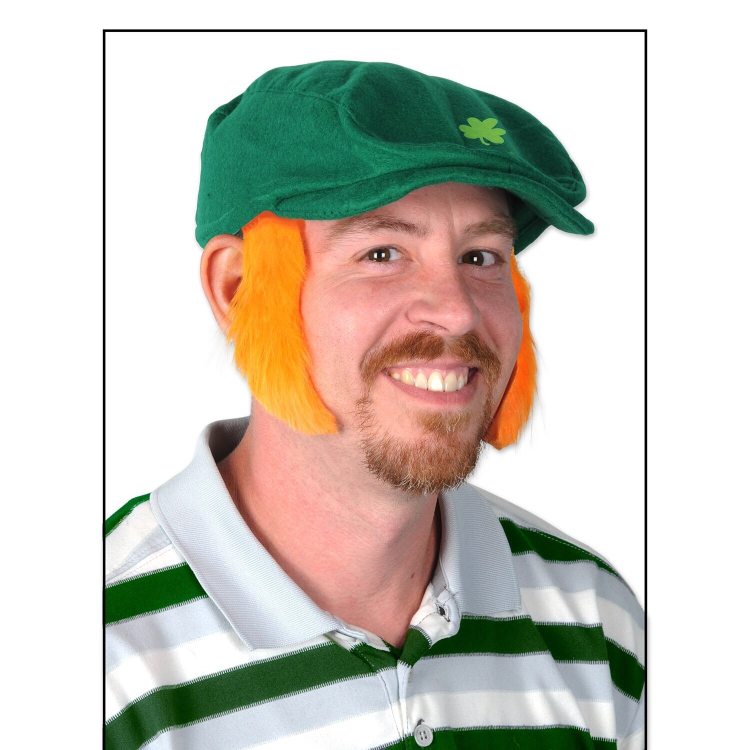 Mutton Chops Sideburns Orange AMZ+
