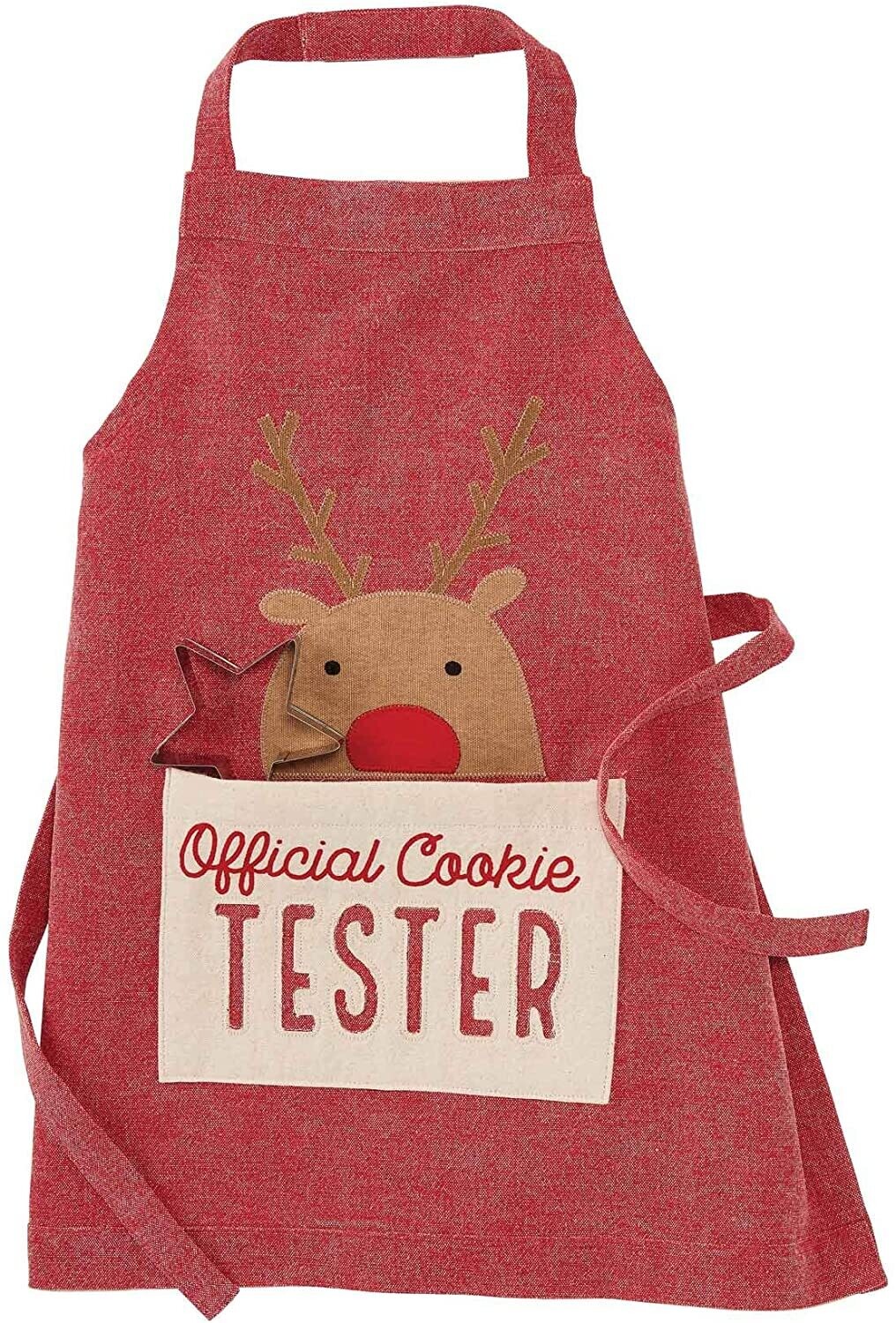 Official Cookie Tester Apron w/Cookie Cutter+