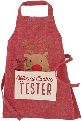 Official Cookie Tester Apron w/Cookie Cutter+