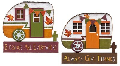 “Blessings Are Everywhere” Fall Camper Shelf Sitters+