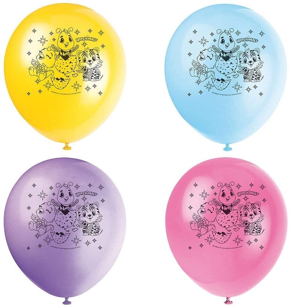 Hatchimals 12&quot; Latex Balloons 8ct.+