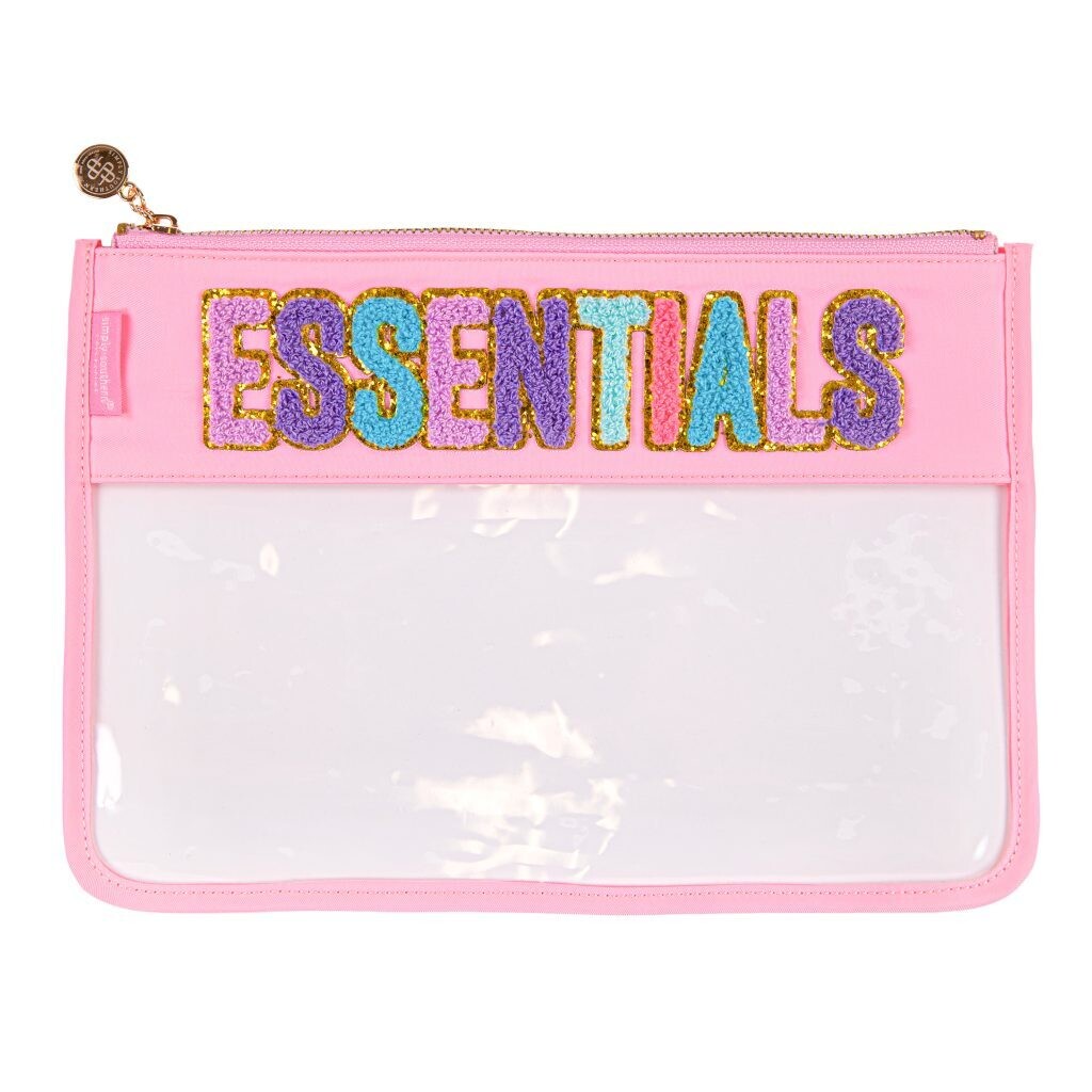 Simply Southern Sparkle Bag Clear Zip+, Style: Essentials