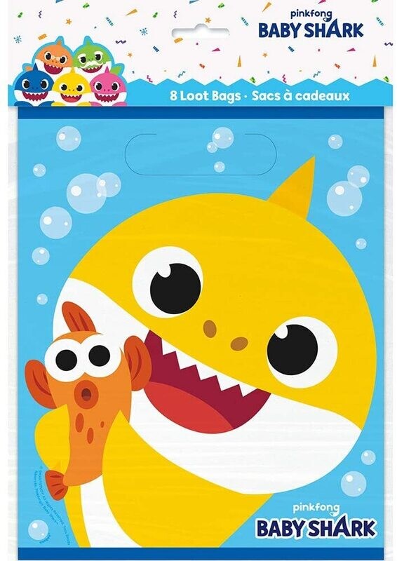 Baby Shark Loot Bags 8ct+