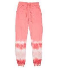 Simply Southern Tie Dye Jogger Pants Pink Adult XXL+