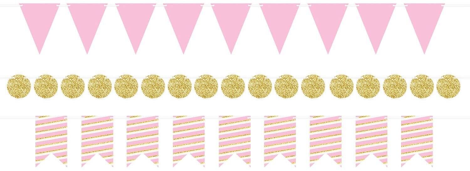 Mini Streamer Kit Pink &amp; Gold+