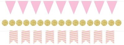 Mini Streamer Kit Pink &amp; Gold+