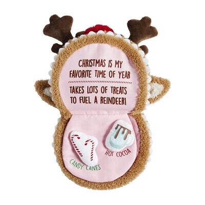 Reindeer Snacks Plush Book AMZ+