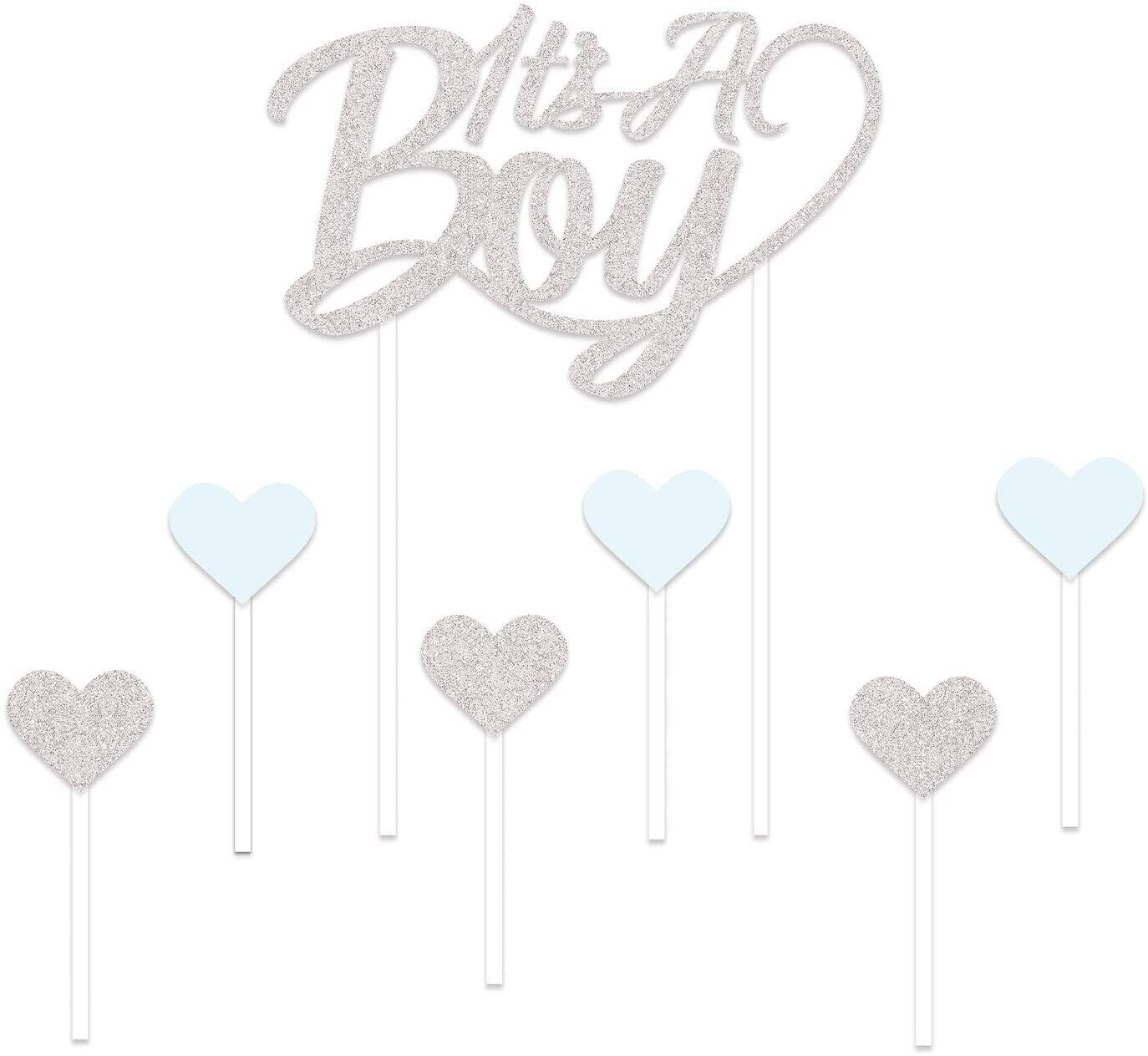 It&#39;s a Boy Cake Topper 7pc+