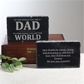 Father&#39;s Day Engraved Marble Keepsake+