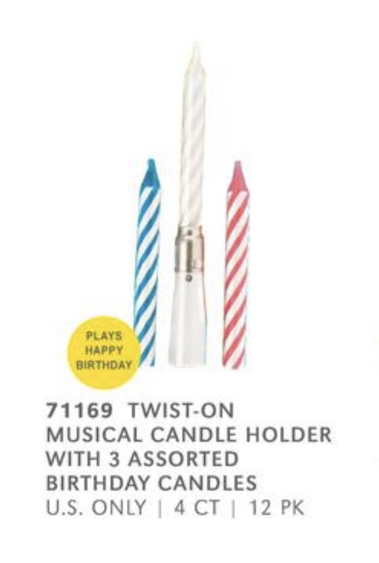 Musical Birthday Candles+