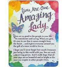You Are One Amazing Lady Miniature Art Magnet+