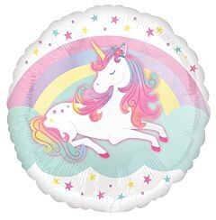 17" Enchanted Unicorn Mylar Balloon+