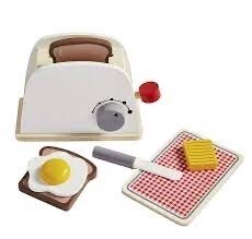 Toaster Wood Toy Set+