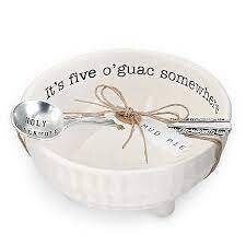 Mud Pie Guacamole Dip Cup Set+