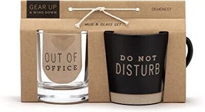 Do not Disturb- Mug and Rocks Glass set AMZ+