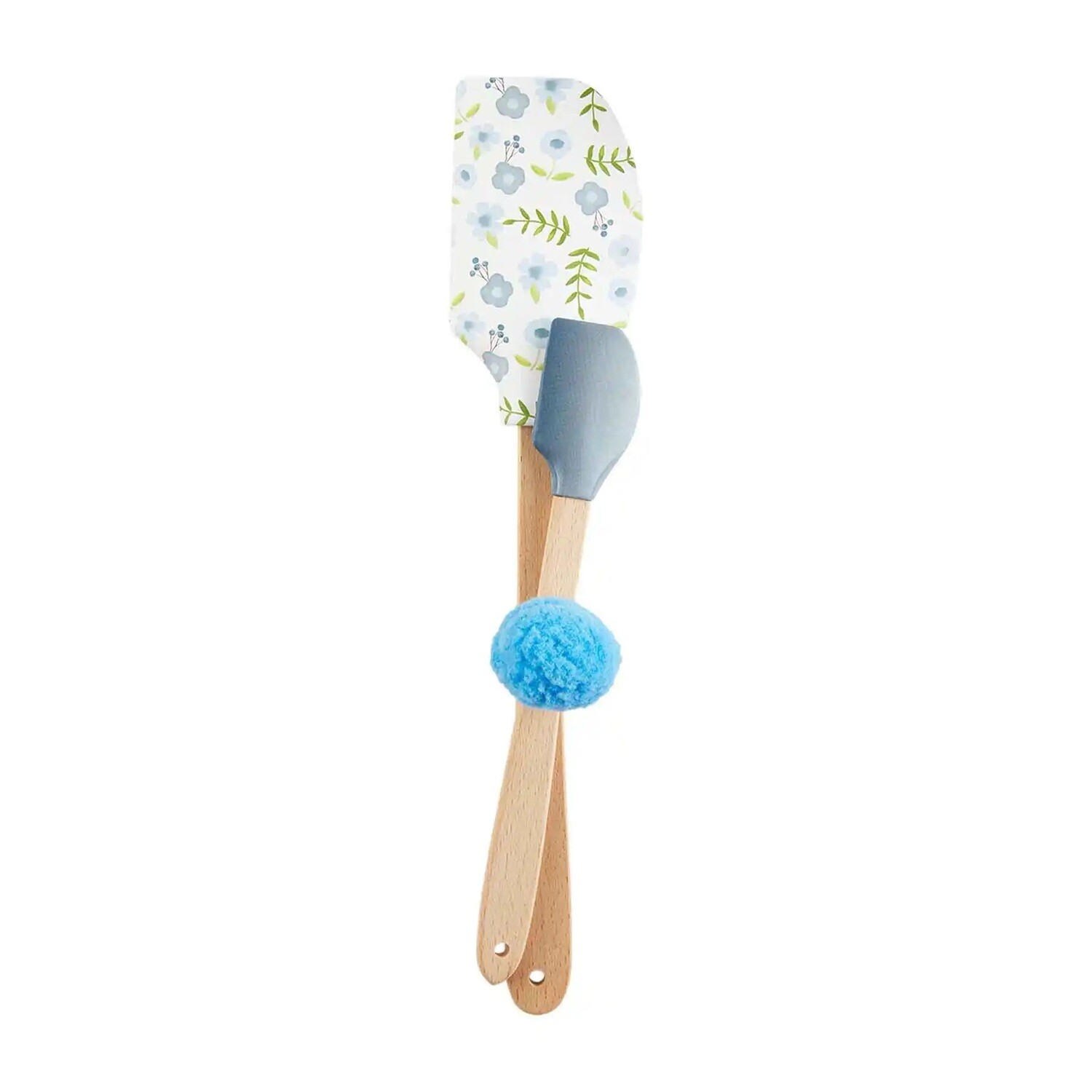 Mud Pie Blue Floral Spatula Set AMZ+