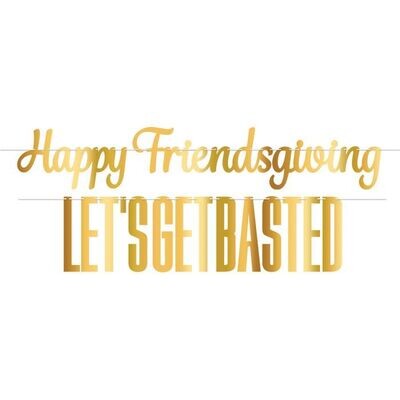 Friendsgiving Foil Streamer Set AMZ+