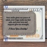 Fathers Day Money Clip+