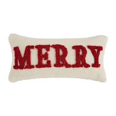 Mini Canvas Pillow-Merry+