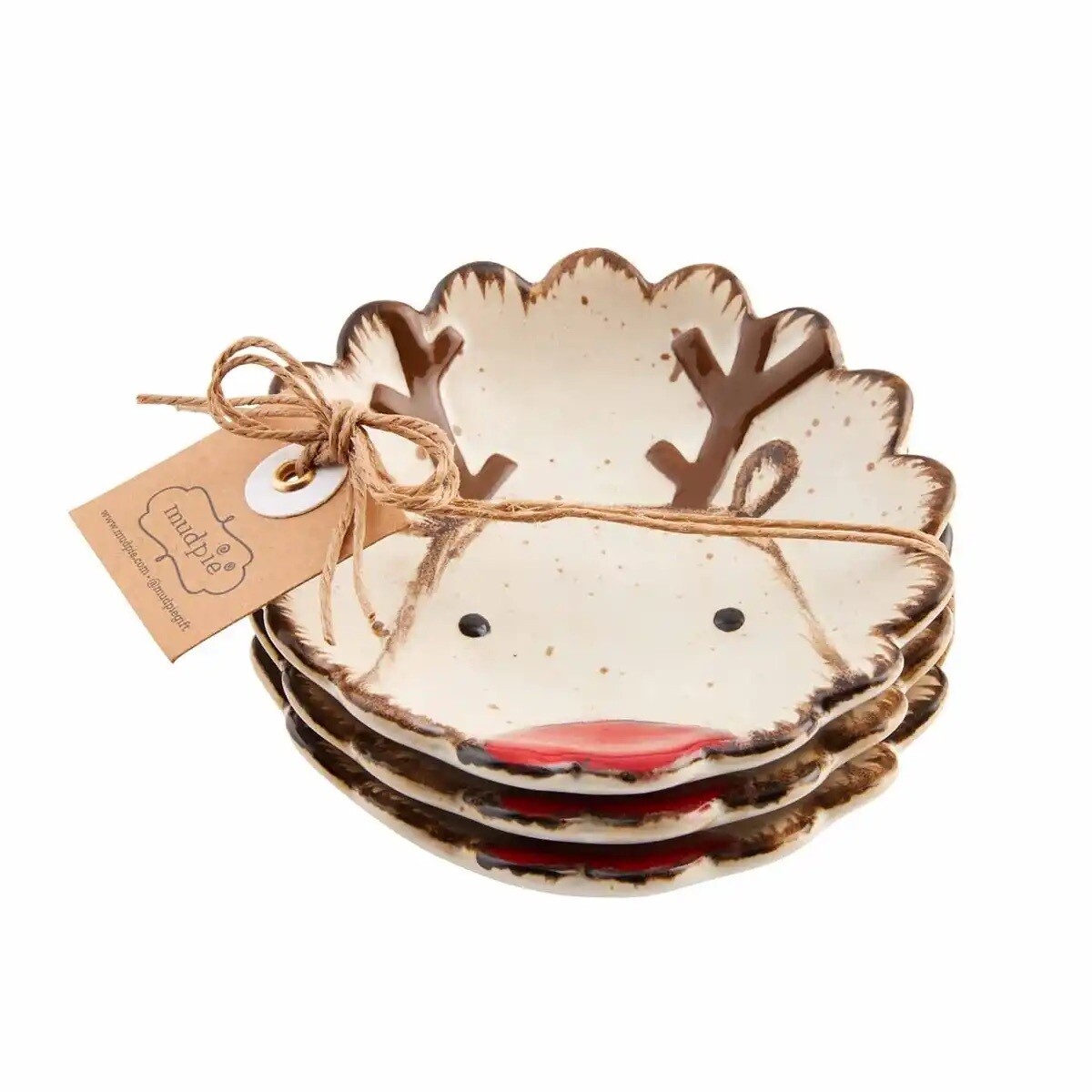 Reindeer Farm Tidbit Dish Set AMZ+