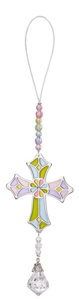 Sun Jewel Cross Charm AMZ+