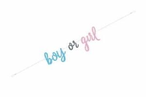 7ft Boy or Girl Gender Reveal Banner+