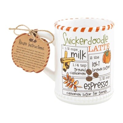 Snickerdoodle Latte Recipe Mug AMZ+